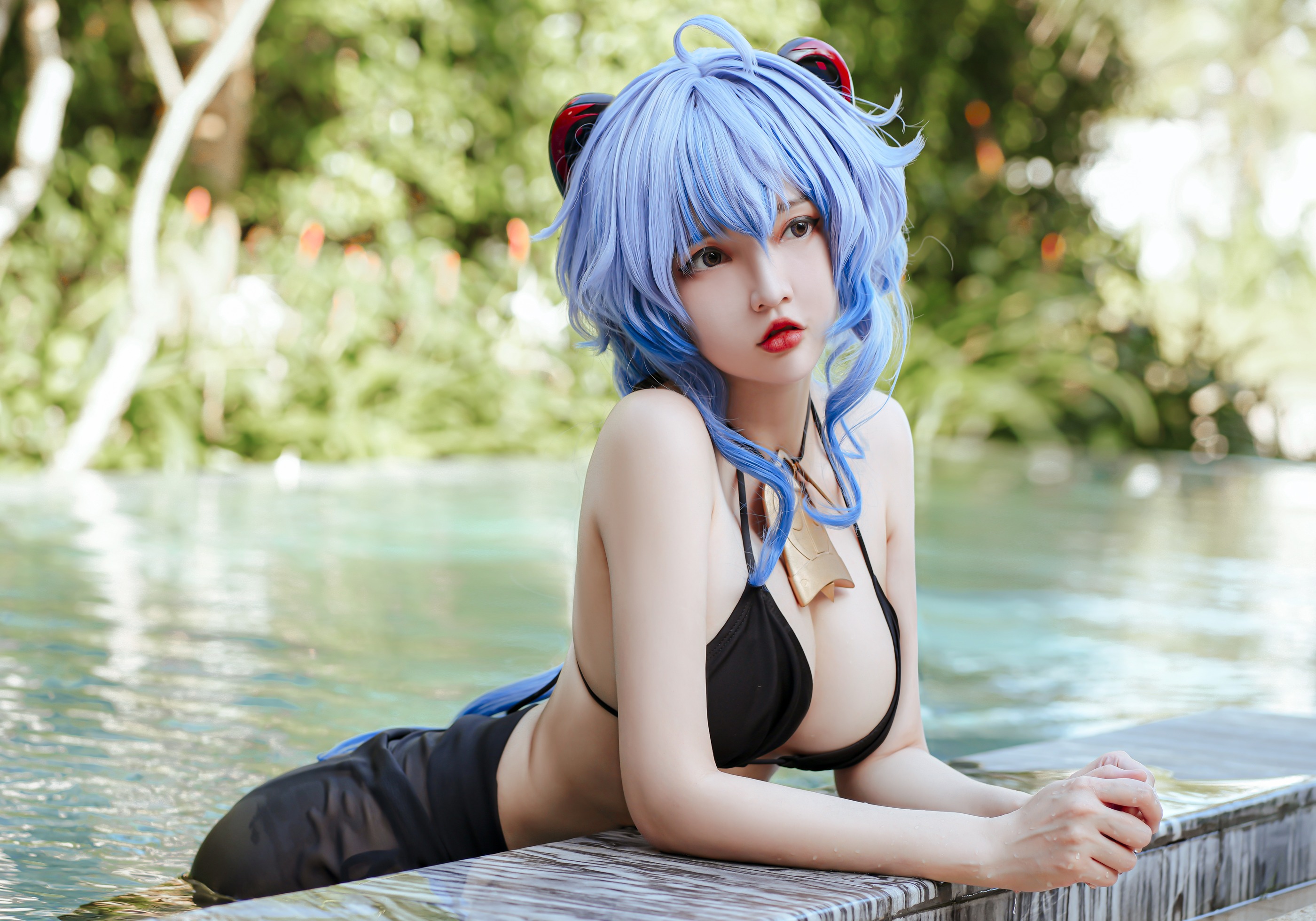 图片[1]-Potato Godzilla – NO.171 Ganyu Bikini[15P]-XikXak